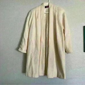 Vintage 80s Alorna Wool Evening Coat